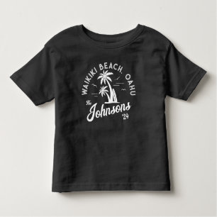 Individuelle Familienferien Sommerstrand Gruppenre Kleinkind T-shirt