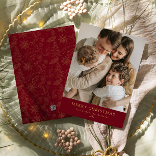 Individuelle Familienferienkarte Feiertagskarte