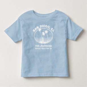 Individuelle Familienfreunde und Beach-Urlaub-Matc Kleinkind T-shirt