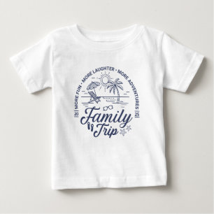 Individuelle Familienreise Gruppe Matching Beach V Baby T-shirt