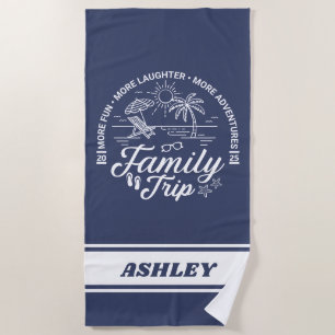 Individuelle Familienreise Gruppe Matching Beach V Strandtuch
