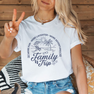 Individuelle Familienreise Gruppe Matching Beach V T-Shirt