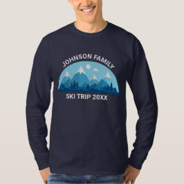 Individuelle Familienskifahrt Winterurlaub Langsch T-Shirt