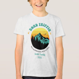 Individuelle Familienurlaub Straße Außenreise Matc Tri-Blend Shirt