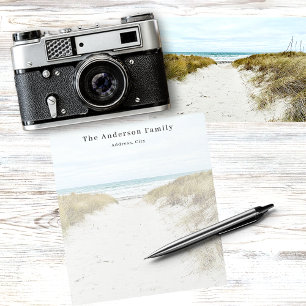 Individuelle Familienurlaube am Foto Notizblock