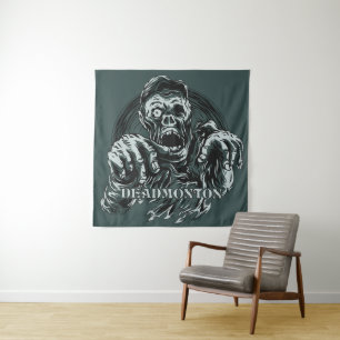 Individuelle Farbe DEADMONTON Zombie Tapestyle Wandteppich