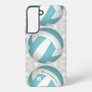Individuelle Farbe personalisierter Mädchen-Volley Samsung Galaxy Hülle