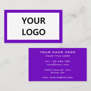 Individuelle Farben für Ihre eigene Design-Visiten Visitenkarte