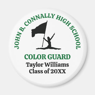 Individuelle Farbgarde der Green High School Magnet