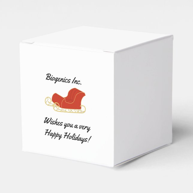 Individuelle Firmenfeiertage-Kunde/Mitarbeitergesc Geschenkschachtel (Vorderseite)