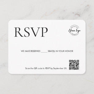 Individuelle Firmenzeichen für Veranstaltungen - Q Begleitkarte