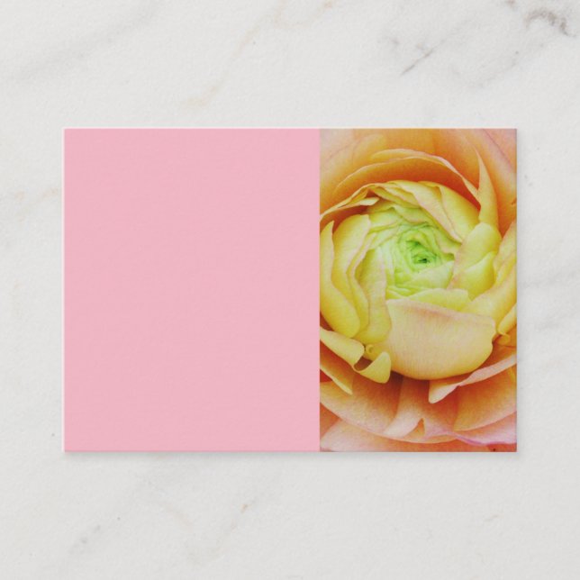 Individuelle florale Visitenkarte (Vorderseite)