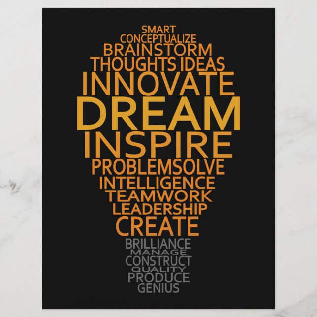 Individuelle Flyer für Inspirationslampen (Vorne)