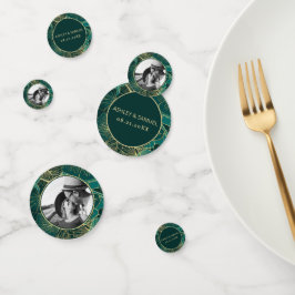 Individuelle Foto Golden Blätter Konfetti