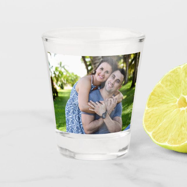 INDIVIDUELLE FOTO-SCHUSSGLÄSER SCHNAPSGLAS (Vorderseite)