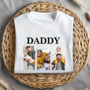 Individuelle Fotocollage Daddy – Personalisiertes T-Shirt