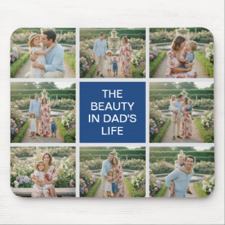 Individuelle Fotocollage mit 8 Fotos - Personalisi Mousepad