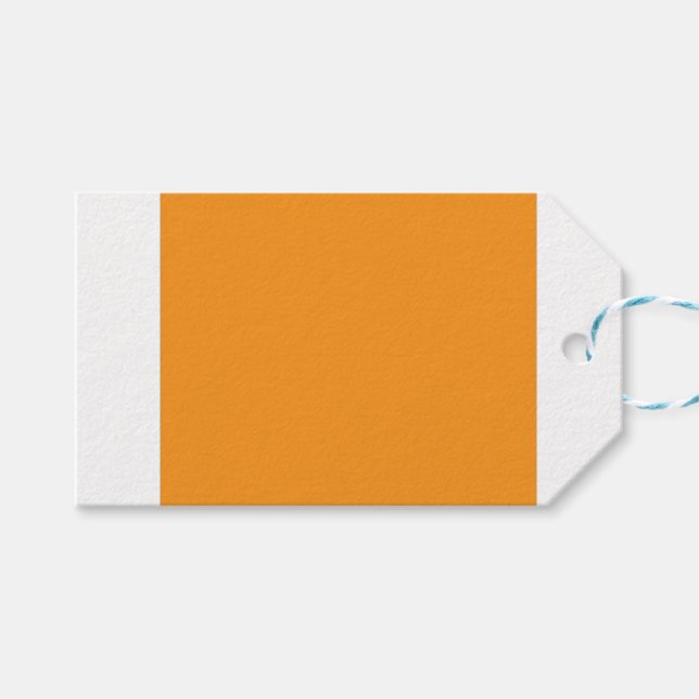 Individuelle Geschenkanhänger | Elegant, Monogramm (Vorderseite (Horizontal))