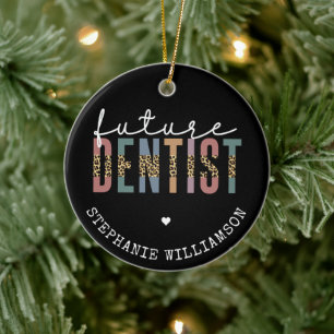 Individuelle Geschenke für zukünftige Zahnärzte un Keramik Ornament