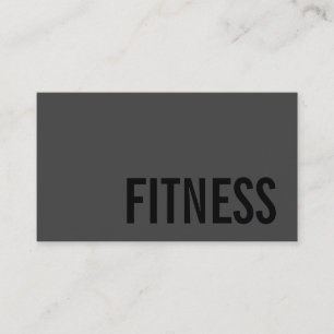Individuelle Gestaltung der trendy Gray Fitness Sp Visitenkarte