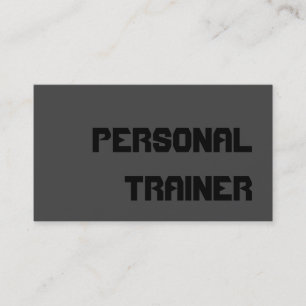 Individuelle Gestaltung der trendy Gray Fitness Sp Visitenkarte