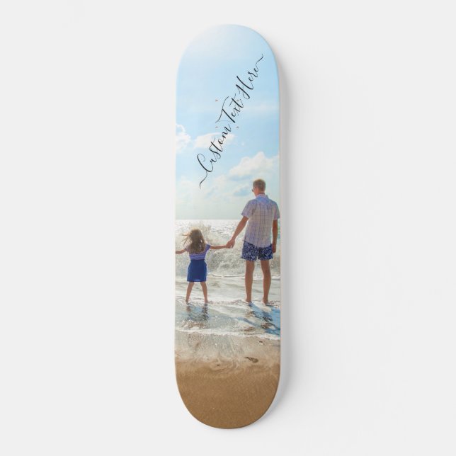 Individuelle Gestaltung - Foto-Text - Sommer Skateboard (Vorderseite)