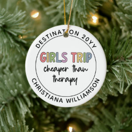 Individuelle Girls Reise billiger als Therapiemädc Keramik Ornament