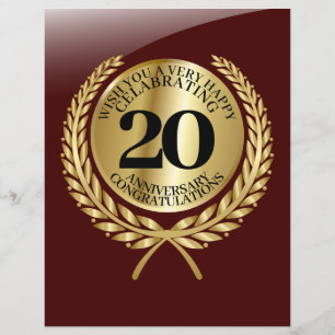 Individuelle Glückwunschkarte zum Jahrestag