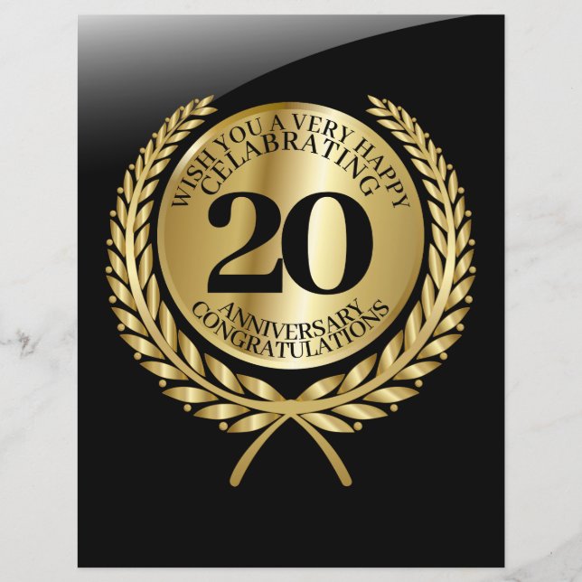 Individuelle Glückwunschkarte zum Jahrestag (Vorderseite)