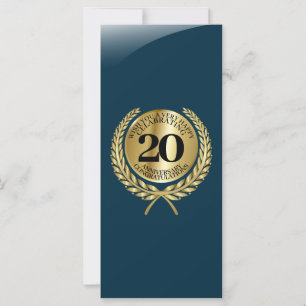 Individuelle Gratulationskarte zum Jubiläum