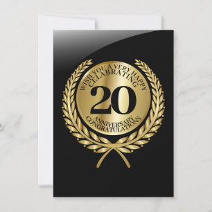 Individuelle Gratulationskarte zum Jubiläum
