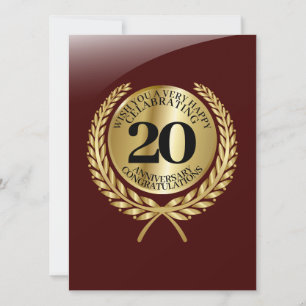 Individuelle Gratulationskarte zum Jubiläum