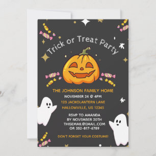 Individuelle Halloween-Party-Einladungen für Kinde Einladung