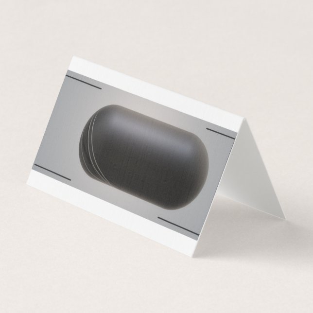 Individuelle, horizontale, geklappte Visitenkarte Visitenkarten (Vorderseite)