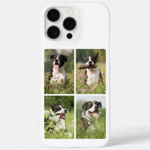 Individuelle Hunde-Foto-Collage Haustier iPhone 16 Pro Max Hülle
