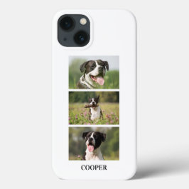 Individuelle Hunde-Foto-Collage-Monogramm personal Case-Mate iPhone Hülle