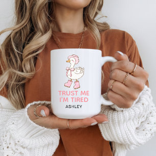 Individuelle Ich-bin-müde-Tasse Abschlussgeschenk  Kaffeetasse