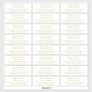 Individuelle, individuelle Adressetiketten Aufkleber