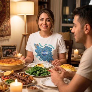 Individuelle Jahrestagsgeschenke für iranische Fre T-Shirt