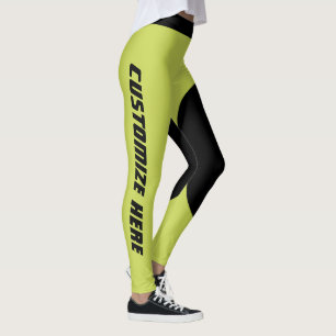 Individuelle Katzenliebhaberin Pet Mom Gelb Grün S Leggings