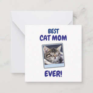 INDIVIDUELLE KATZENMUTTER MUTTER EVER PET LIEBE MU MITTEILUNGSKARTE