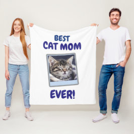 INDIVIDUELLE KATZENMUTTER MUTTER PET LOVE MOTHERST FLEECEDECKE