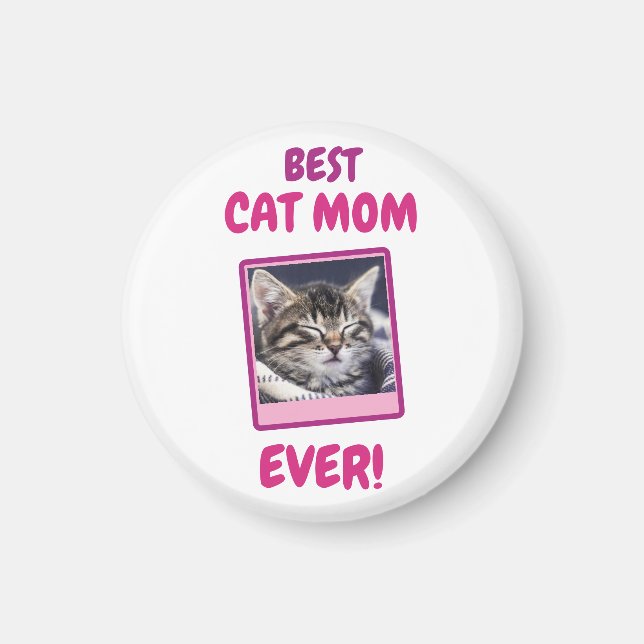 INDIVIDUELLE KATZENMUTTER MUTTER PET LOVE MOTHERST MAGNET (Vorne)