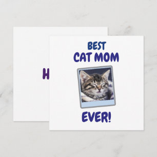 INDIVIDUELLE KATZENMUTTER MUTTER TAG PET LOVE MOTH