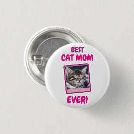 INDIVIDUELLE KATZENMUTTER MUTTER TIER LIEBE MUTTER BUTTON