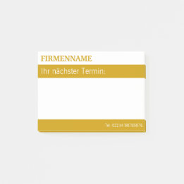 Individuelle Klebenotizen Post-it Klebezettel