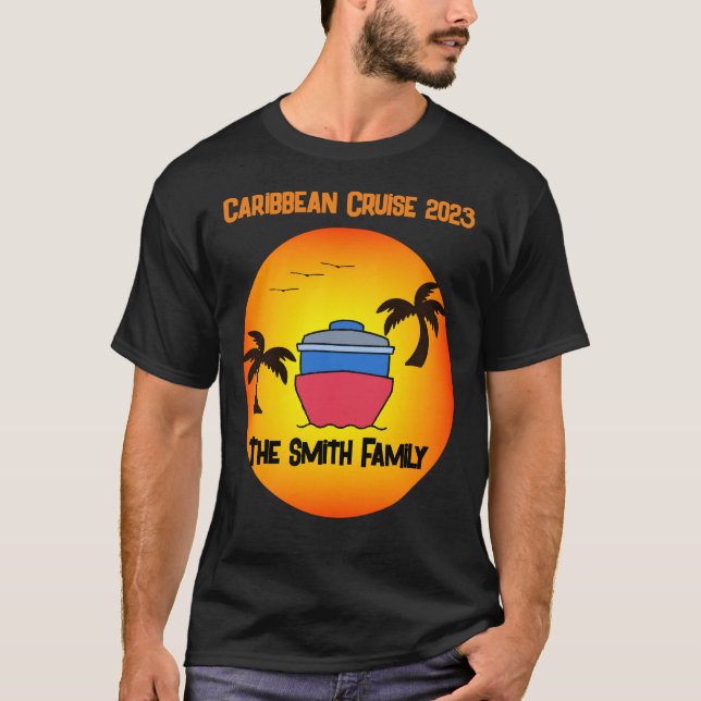 Individuelle Kreuzfahrt für die Strandfamilie Somm T-Shirt (Vorderseite)