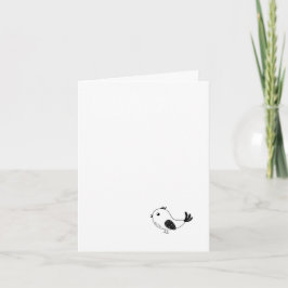 Individuelle Little bird Karte, Geburtstagskarte Dankeskarte