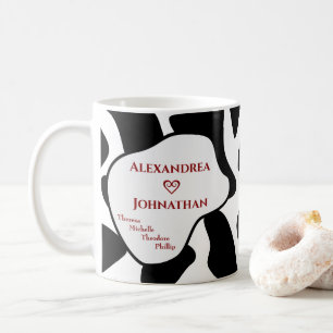 Individuelle Mama Vater Familie Moderne Personalis Kaffeetasse