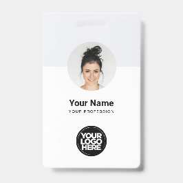 Individuelle Mitarbeiter Moderne ID-Karte Minimali Ausweis